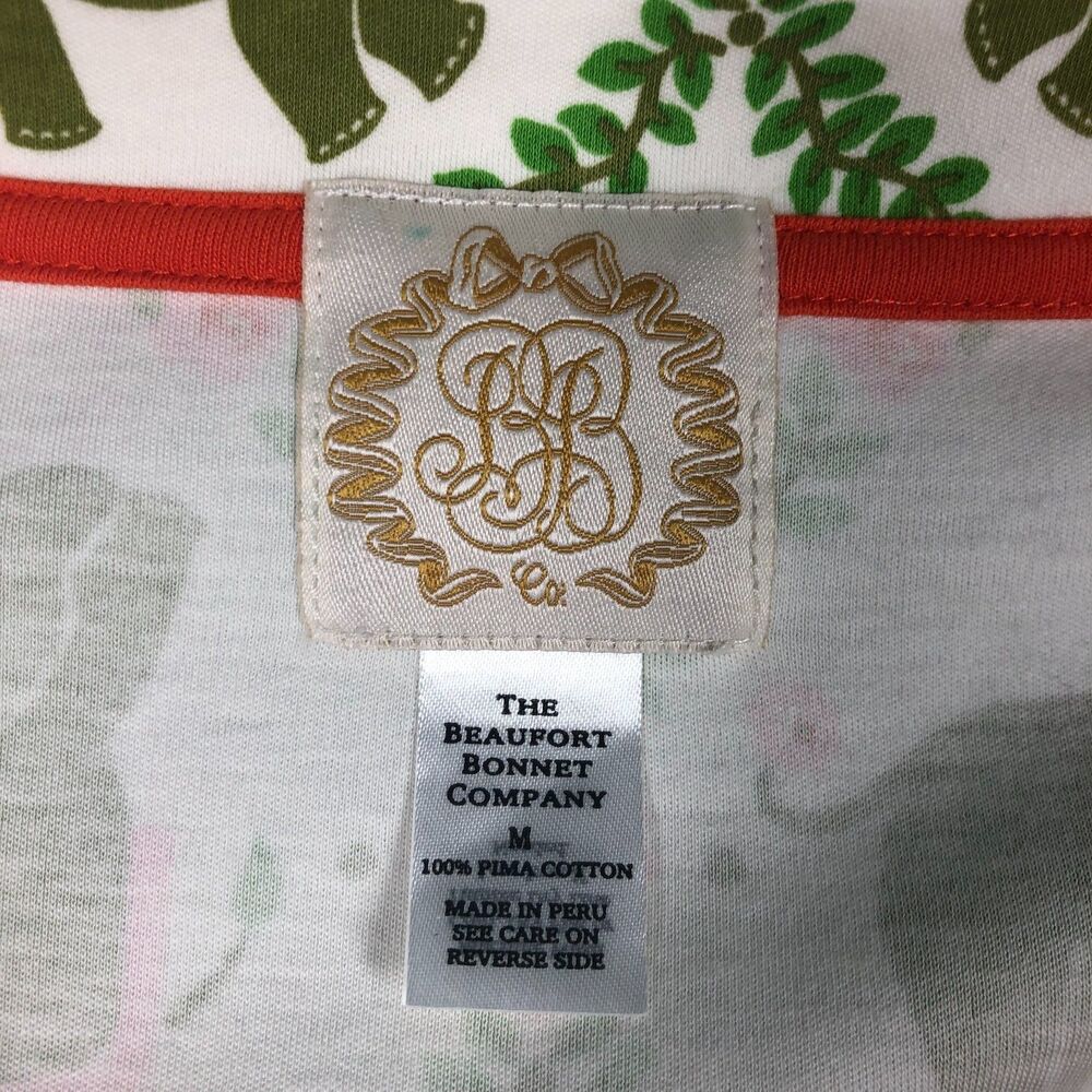 Beaufort Bonnet Company Tunic Top Womens Medium Highland Park Peanut Elephant - Picture 2 of 10